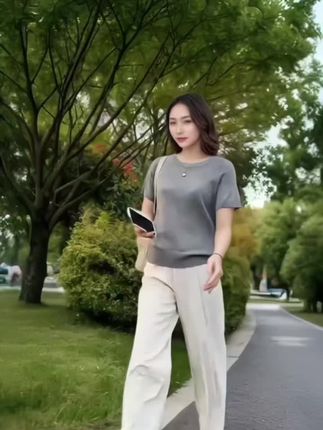 @抖加🔥上热门🔥dou+🔥热点宝 2025超火夏装套装独特纯色超好看短袖衬衫衫女休闲阔腿裤两件套#绝命毒师全集解说完整版 #特殊的礼物最后大结局 #骊歌行全剧解说 #短剧小娘惹朱主爱身份藏不住了