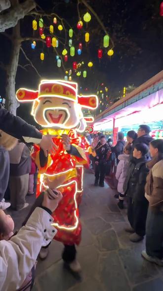 在这里找到了年味#年味就在逍遥津灯会#来逍遥津灯会过大年了#2026庐州新春灯会