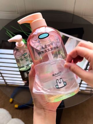 兔头妈妈洗发沐浴二合一真的可以冲、他们家专做母婴产品,用起来更放心#洗护好物