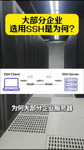 大部分企业选用SSH是为何? #ssh #服务器 #远程连接 #服务器知识 #服务器配置