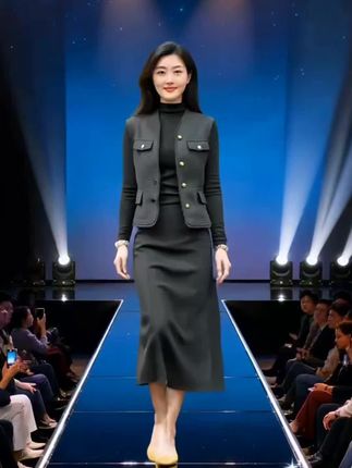 #三件套#时尚穿搭 #显瘦穿搭 #大码女装 #穿搭技巧