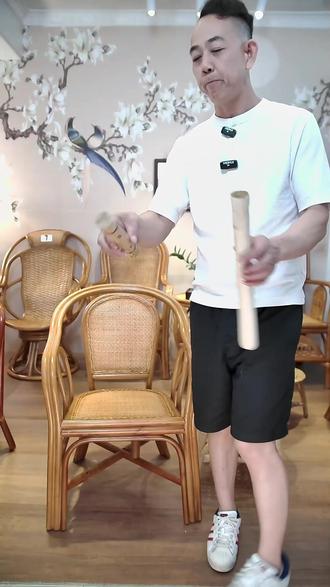 非遗老师傅手编藤椅!冬暖夏凉久坐不闷