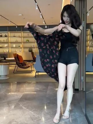 #显瘦连衣裙 #韩版连衣裙
