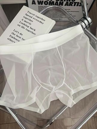 冰丝男士内裤夏季薄款透气凉感抗菌裆无痕平角裤阿罗裤四角裤#男士内裤 #男士冰丝内裤 #冰丝内裤男 #内裤男款 #内裤男