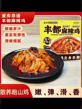 非遗麻辣鸡!追剧露营必备 重庆地道风味#重庆特产 #丰都麻辣鸡 #重庆麻辣鸡 #非遗美食 #追剧零食
