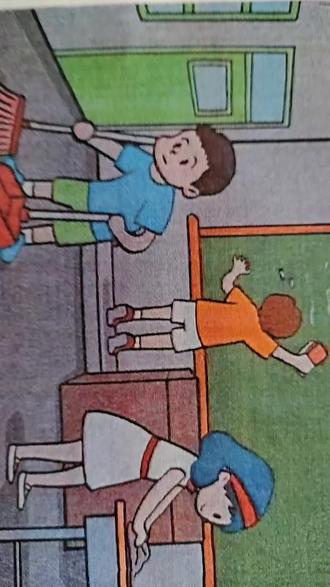 一年级看图写话范文大扫除