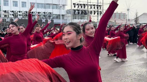 《古韵新声歌盛世·骏马欢腾启新程》山阴县2026年民间社火展演——住建局文艺代表队#山阴文旅 #秀出家乡美 #演出现场拍摄 #年味儿 #山阴文化馆