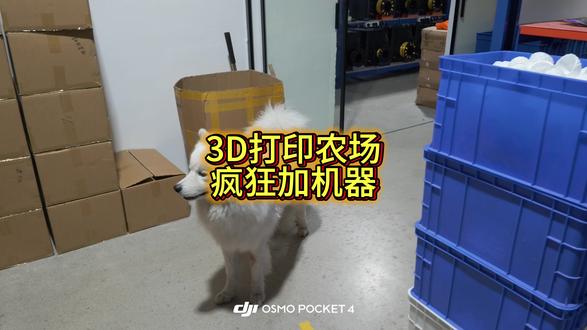 3D打印现在这么火了吗 农场都疯狂加机器太恐怖了#3d打印 #拓竹 #自动化 #大疆 #农场