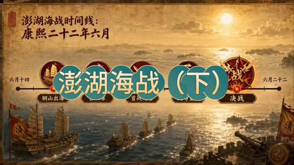 澎湖海战(下) #澎湖海战 #施琅 #康熙 #台湾历史 #明清史