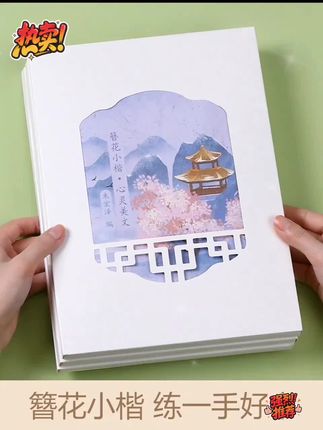 【楷书练字帖】成年人簪花小楷女生字体漂亮大气学生练字本硬笔书C#楷书练字帖 #硬笔书法 #小楷练字本 #学习用品