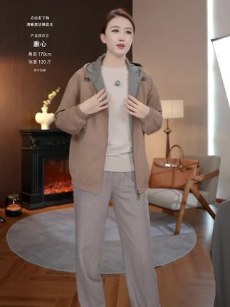 #保暖外套 #双面夹克男装 #羊毛夹克男 #男装外套