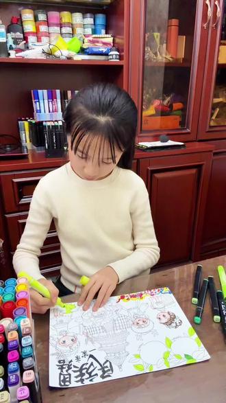 她说的有没有道理?#真实生活分享计划 #画画 #简笔画 #亲子互动 #辅导作业被逼疯的家长