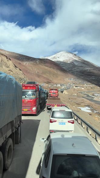 索县巴青大堵车89个小时终于通车了