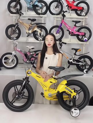 镁合金儿童自行车#儿童自行车