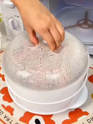 #微波炉蒸笼 热菜蒸鱼用这款#微波炉蒸笼 ,饭菜不会干,汤汁也不会到处乱溅了#微波炉专用蒸盒 #厨房好物