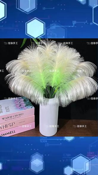 (买2单送剪刀)双色芦苇花材料手工DIY材料包【送花瓶】 #双色芦苇花DIY材料包 #手工制作芦苇花 #买2送剪刀材料包 #送花瓶芦苇花 #手工DIY材料