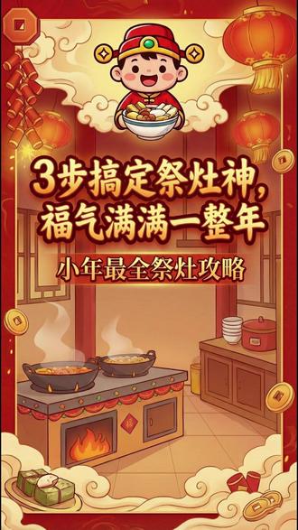 小年祭灶3步走,穷神请走好运请进门 古话说得好:“腊月二十四,掸尘扫房子”。祭灶送神、趁着诸神“放年假”大扫除,本就是一场辞旧迎新的精神仪式——扫“尘”,也就是扫掉“陈”,给新一年腾出好运的位置。
第一,断舍离 + 顺序做事:先丢掉不用的物品,再从上到下、从里到外清洁,先擦高处再扫地,灰尘不会再落回去。
第二,选对时间与吉日:上午九点到下午三点阳气足;常用吉日参考腊月十二、十五、十八、二十四或二十八开始动手(视你家时间安排灵活选)。
第三,做完别忘仪式感与禁忌:清理后换新春联、填满米缸冰箱象征衣食无忧;正月初一到初五不要再扫地或倒外垃圾,避免把财气赶走;接神时间一般在正月初四,把“福”请回家。
动起来吧,把旧霉运掸出去,给新福气铺张邀请函——新年就是要开门迎福,别让福气等太久哦!祝你新年福来、钱来、笑声不断!🧧🎊
#小年 #祭灶 #祭灶神 #Fuday #中国传统文化