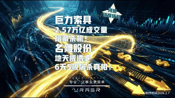 2.57万亿成交量暗藏杀机!巨力索具午后炸板 当A股冲破4000点,散户为何反成“韭菜”?揭秘主力借马斯克热点、量化资金与情绪周期完成精准收割,你的亏损背后是认知陷阱与人性博弈的残酷实录。
#河掠财讯 #股票交流 #股票市场情绪 #A股绞肉机 #量化收割