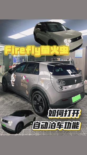 蔚来Firefly萤火虫如何打开自动泊车功能,小虫子功能居然这么强大!!喜欢的老板快来体验租赁!36期租满送车!#原创视频 #汽车知识 #firefly萤火虫 #蔚来 #广东租车