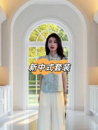 新中式刺绣套装#