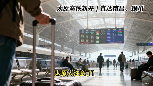 太原高铁新开|直达南昌银川 7月1日暑运启幕至8月31日共62天。首开太原南到南昌西G1859/60、太原南到温岭G3207(来源:新华网/山西日报、太原市政府官网、澎湃新闻/太原铁路)
#太原高铁 #暑运 #太原出行 #南昌高铁 #温岭高铁