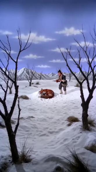 上个视频被限流了,重新做了个,加了续集#邵氏电影 #雪山救狐狸 #创作者扶持计划 #酱板鸭 #seedance