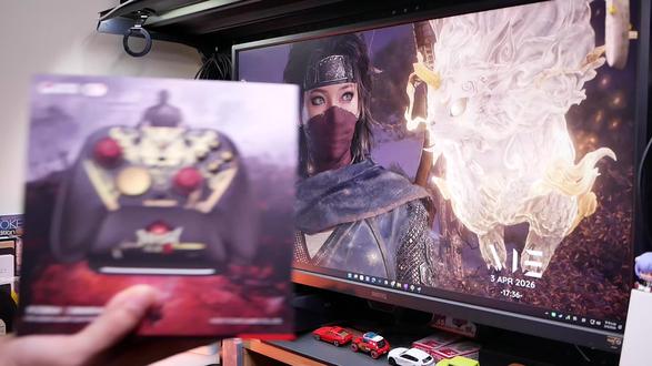 九十九化身!天王星仁王3联名手柄上手体验测评 #数码 #盖世小鸡 #盖世小鸡天王星 #天王星8k #仁王3