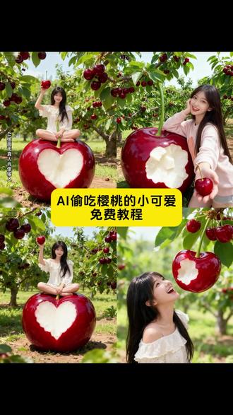 Ai偷吃樱桃的小可爱教程!!!
#即梦ai #ai偷吃樱桃的小可爱 #ai偷吃樱桃的小可爱特效教程 #偷吃樱桃的小可爱 #偷吃樱桃