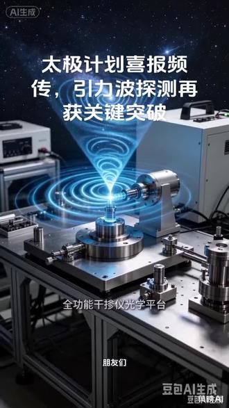 太极计划喜报频传,引力波探测再获关键突破 “太极计划”取得关键突破:昨天(5月9日),我国空间引力波探测“太极计划”传来好消息。科研团队成功研制出全功能干涉仪光学平台,并通过了地面严格测试,标志着我国向太空探测引力波又迈出了坚实的一步 。#太极计划 #引力波 #中国航天 #太空探测#抖音种草
