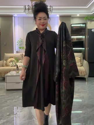 #视频同款点击下方同款链接购买就可以了#有喜欢的直播间集合了#乐姐家主要卖大码女装的品质那是杠杠的#每天晚上八点开播