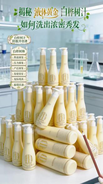 守住你的发量 白桦树汁原液防脱洗发水强根健发超值版