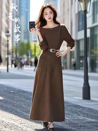 复古港风时尚气质套装女2025春秋新款慵懒风收腰显瘦半身裙两件套#优雅气质 #新款 #减龄气质 #女神穿搭 #女装