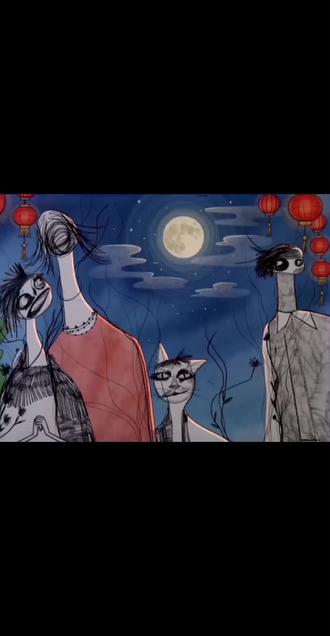 祝大家元宵节快乐。#画画 #手绘 #线条风格