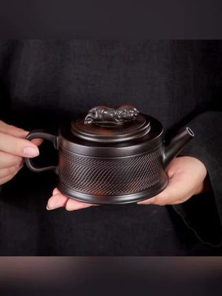 紫陶大号卧虎茶壶手工跳刀建水凤鸣复古家用单壶紫砂高档功夫茶具#强烈推荐 #好物推荐🔥 #实惠划算 #爆款热卖中 @小店随心推  @巨量千川  @DOU+上热门
