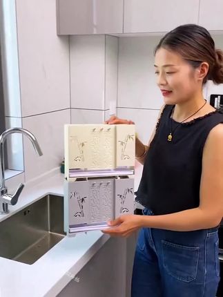 壁挂式筷子筒#沥水筷子筒#自用好物分享