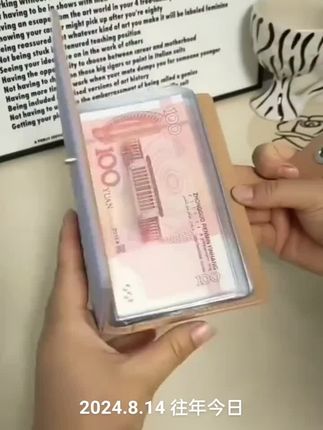 #存钱 #存钱计划 #存钱本 #存现金收纳册