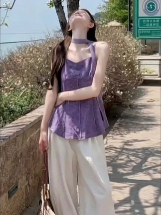 #紫色穿搭 #显瘦穿搭 #辣妹穿搭 #夏日穿搭 #穿搭技巧