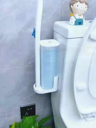 一次性马桶刷溶解替换头厕所清洁刷套装无死角去污家用可抛马桶刷#生活常识 #日常生活小常识 #生活小窍门