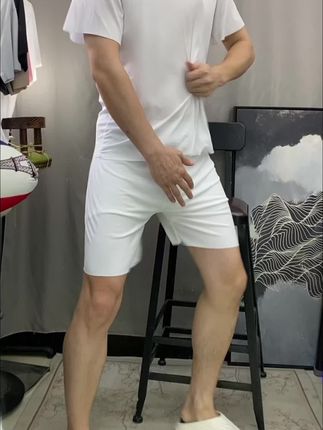谁穿谁舒服,都不想脱了 #男士睡衣 #冰丝套装 #家居服 #家居服睡衣 #强烈推荐
