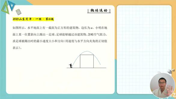 【首考冲刺】【每日一题】抛体运动速度最值问题轻松解决 #Jerry物理#2026首考