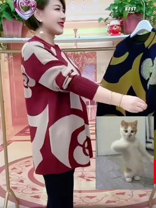 #时尚妈妈装 #针织毛衣 #春秋穿搭 #打底衫 #针织衫