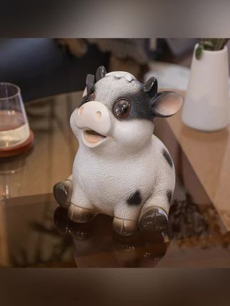 可爱生肖牛存钱罐儿童男女孩大号储蓄罐家居装饰摆件创意生日礼物#存钱罐