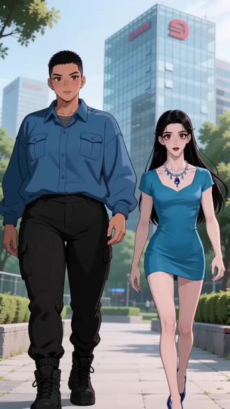 豆包总是给长发男人加乳房,让它不要加,要保留男性扁平的胸部特征时,就不生成视频。#豆包 #长发男人 #高跟鞋男人 #包臀裙男人 #项链男人