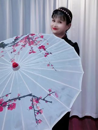 古典舞蹈表演伞 #艺敏安百货 #优雅气质 #民族风穿搭 #油纸伞 @巨量千川