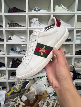 古驰ACE金蜜蜂红绿尾板鞋#GUCCI#古驰#奢侈品#二奢#正品保证