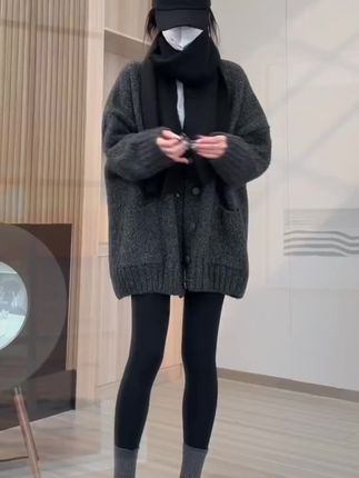 重磅毛衣开衫外套秋装新款宽松休闲气质显瘦慵懒风百搭爆款上衣女#骑行日常 #代步电动自行车 #跨越双星智享未来 #代步电动自行车 #赵传重庆演唱会