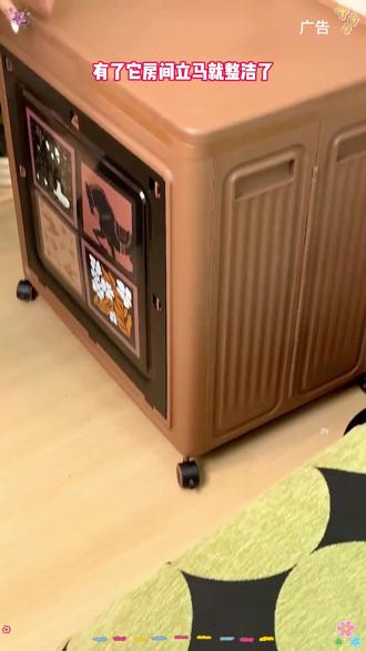 g杂物别瞎窜,箱子里一关,家里秒变 “精致样板间”(假装的)#家居整理收纳用品 #翻盖收纳箱 #收纳整理