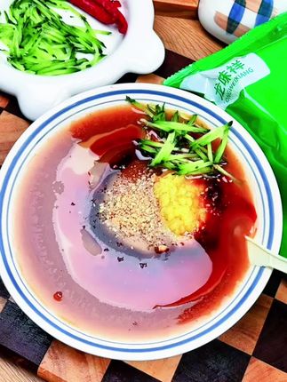 【京东包邮】山西特色徐沟带卤荞面灌肠(带全料包)现做现发