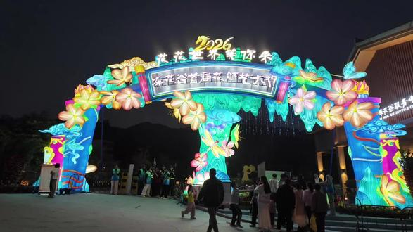 李花谷应该是你过年一家大小好去处#李花谷 #灯会 #灯光秀