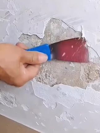 #墙面装饰 #旧墙翻新 防水免漆补墙膏墙面修补脱落起碱防潮墙漆白色外墙腻子膏乳胶涂料